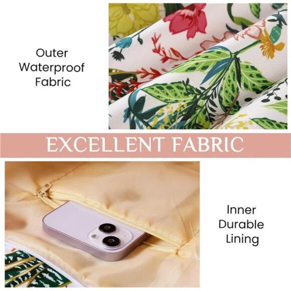 Beach Bag for Women - Large Beach Tote Bag, Waterproof Sandproof - Picture 4 of 7